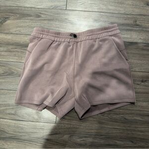 Women's Athletic Shorts in Soft Mauve. G4Free
